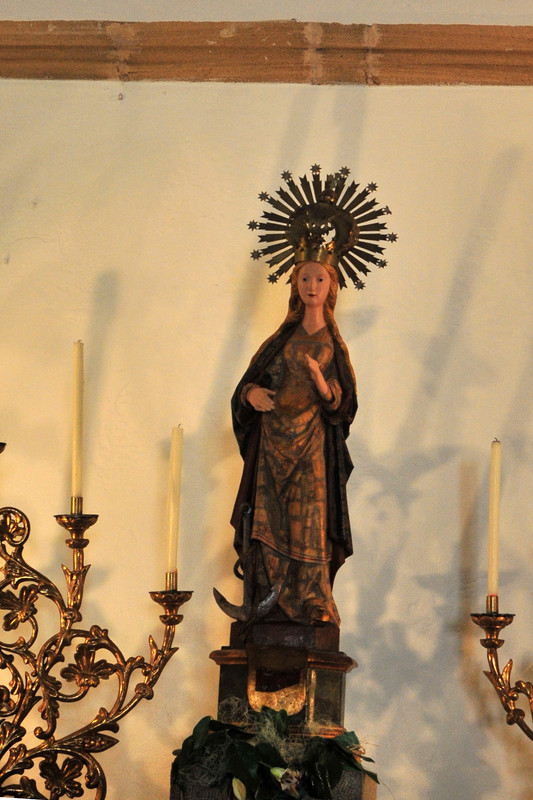 innerhalb der Kapelle Nuestra Senyora de la Esperanza mit naja - nuestra Senyora de la Esperanza eben
