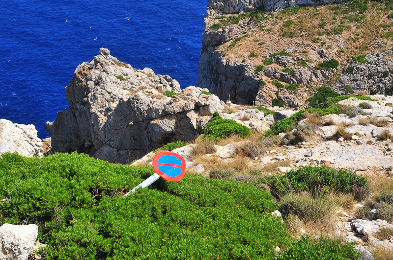 Cap de Formentor - Parken am Hang verboten!

