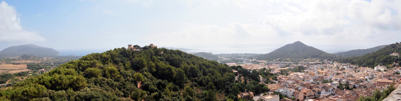 Panoramablick von der Festung Capdepera aus
